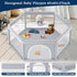 65 Inch Hexagonal Baby Playpen for Infants and Toddlers - Indoor/Outdoor Safety Fence