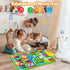 1 3 1 1-3 12-18 1 2 3 Baby Toys for Year Old Gifts: in Alphabet Animal Piano Music Play Mat - Toddler Toys Age Musical