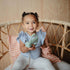 Mushie Silicone Robot Rattle & Teether Toy for Babies