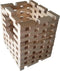 Magz Magnetic Wooden Bricks - 40 Piece Building and Stacking Set with Magnetized Natural Wood Blocks