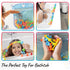 ODELA Genius Suckers 155Pcs Suction Toy, Kids Sensory Building Toys for 3 Year Olds, Interactive Bath Toy Set
