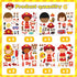 24 Sheets Firefighter Stickers for Kids, Make-a-face Fireman Stickers Sheets, Fireman Themed Sticker Party Favor Supplies Craft School Fire Education Teacher Reward by FunzPlay