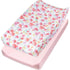 HonestBaby Organic Cotton Changing Pad Covers (Set of Two), Rose Blossom/Pink, One
