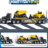 3 4 5 6 7 21" Bstoyder Toddler Boy Toys for Years Kids, Semi Construction Carrier Truck Toy with Excavator and Dump