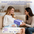 60-Piece Set 50 Packs Breastfeeding Care Kit for Nursing Moms, Complete Gift with Milk Collector, Storage Bags