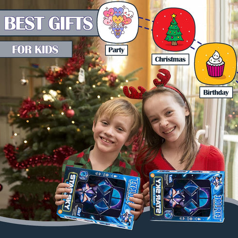 Infinity Cube Fidget Toy for Kids - Gifts for Boys and Girls Ages 8-12, Fun Star Cubes for Birthday Presents