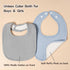 Muslin Baby Drool Bibs 6 Pack, Soft Square Adjustable Bandana Bibs for Unisex Girls & Boys