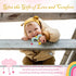 BIGSPINACH Teethers Heart Shape Silicone Baby Teether Toy Easy for Little Hands to Hold,Cupid Bow and Arrow Soft