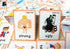 SANTSUN Set Toddlers(47 of Adjectives&Antonym Flash Cards for pc) | Kids Learning Flashcard & Montessori Pocket Cards