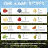 2 Pack, 4 (Pack 16), Happy Baby Organics Stage Baby Food Pouches, Gluten Free, Vegan & Healthy Snack, Clearly Crafted