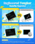 QIAOBUQI 16 Inch 3-8), Rechargeable LCD Writing Tablet for Kids, Colorful Drawing Tablet, Educational Toddler Drawing