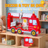 Handcrafted Wooden Fire Truck Coin Bank for Kids - Perfect Toddler Gift