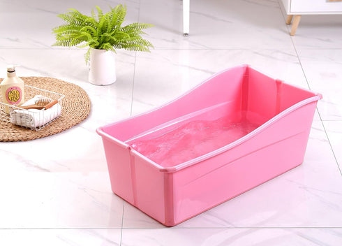 GanEn Baby Bath Tub Portable (Pink)