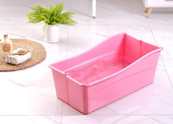 GanEn Baby Bath Tub Portable (Pink)