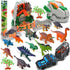 ROSEORGUN Dinosaur Toys for Kids 3-5, 12 Realistic Dinosaur Figures with a Detachable