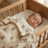 Pikabuki 2 Pack 47 40 inches, Muslin Swaddle Blankets for Boys Girls, Receiving Baby Blanket Large x Soft Breathable
