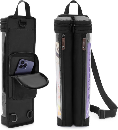 Rexmica Playmat Tube Case for 2pcs W14x L24 Playmat, Gaming Playmat Tube