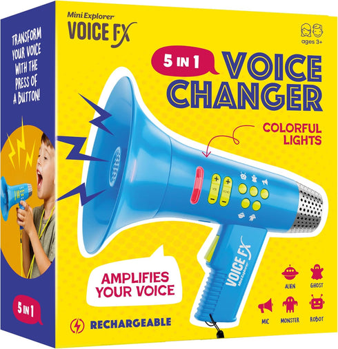 Mini Explorer Voice Changer for Kids - Voice Changing Device for Boys & Girls Ages 3-8 - Cool Outdoor Toys Gift Ideas