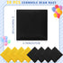 Sotiff Mini Nylon Cornhole Bean Bags 24 Pcs for Kids, Patriotic Hand Toss Party Game Supplies (Black, Yellow)