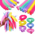 20 PCS Stretchy Fidget Toy - Colorful Sensory Fidget Worm Stretch Toys for Kids, Adults, Stress Relief Present