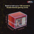 BCW Spectrum Prism Deck Case - Carnelian Red, 1 ct, Fits 100 Double-Sleeved Cards, Trading Card Storage