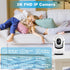 Cloarks 2K 2-Way 24/7, 2 Pack Pan/Tilt Security Camera, WiFi Indoor Camera for Home Security with AI Motion Detection