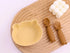 6+ Silicone Bear Shaped Baby Bowl with Suction, Spoon & Fork for Babies Months, Infant Feeding BLW Baby Essentials Must