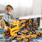 Toddler Construction Toys Car Transport Vehicle with Play Mat, Die-cast Alloy Engineering Gifts for Kids