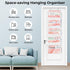 Closet 5-Tier Clastyle Marble Over the Door Organizer Nursery Hanging Storage Organizer for Women Girls Clothes Diaper