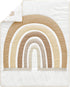 Set 4pc Sweet Jojo Designs Neutral Boho Rainbow Baby Girl Boy Unisex Nursery Crib Bedding Mustard Yellow Pumpkin Orange
