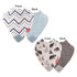 2Piece 2 Count (Pack 1) Nuby Muslin Bandana Bib with Teether, Colors May Vary