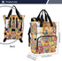 SUABO Backpack Baby Diaper Bag A Full-body Watercolor Of Retriever Large Bag Waterproof Travel Diaper Bags for Moms