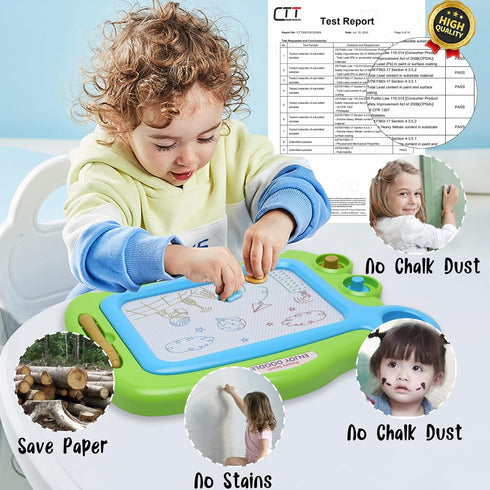 Toddler Toys for Girls Boys Age 1-4 - Magnetic Drawing Board, Erasable Writing Doodle Board for Kids