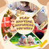 1 2 3 1+ (19 Busy Board with LED Light Switches, Montessori Toys for Years Old, Toddlers Wooden Toy Sensory Activity