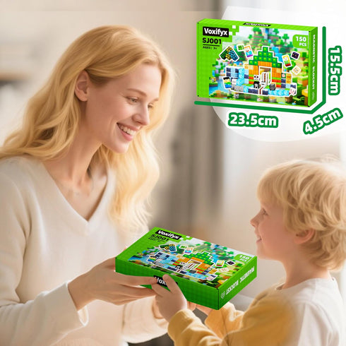 Voxifyx 150PCS Set Magnetic Building Blocks Toys, Kids Classroom Magnet Blocks Toy for Toddlers STEM Learning
