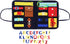 Busy Activity Board, Educational Travel Sensory Board for Planes or Cars with 15 Actions