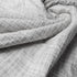 100% 10-Inch 28 52 Criss Cross Fitted Crib Sheet - Cotton; White, Gray; Fully Elasticized; Pockets; Fits Standard Crib