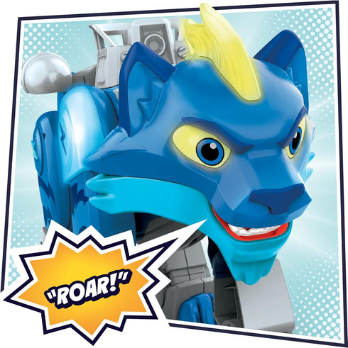 PJ Masks Animal Power Charge and Roar Power Cat, Interactive Preschool Toys with 20+ Lights and Sounds