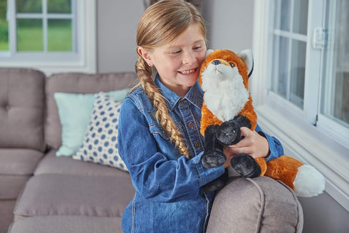 Wild Republic Red Fox Plush, 12" Stuffed Animal, Gifts for Kids, Cuddlekins