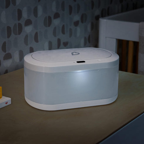 Munchkin Motion-Sensor Baby Wipe Warmer with Nightlight - White
