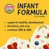 Earth's Best Organic Baby Formula for Babies 0-12 Months - Powdered Dairy Infant Formula with Iron, 21 oz