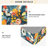 KICPOAY 52x28 Fruits Tropical Toddler Bed Crib Sheets Baby Crib Sheets Cover for Soft Mini Crib Mattress