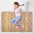 siphylline 52" 34" Pink Puppies Yellow Purple Striped Extra Large Resuable Changing Pad Covers Highly Absorbent Pee