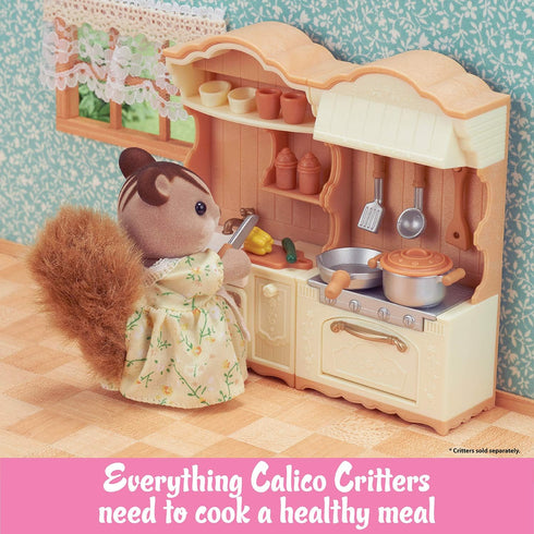 Playset Calico Critters Kitchen - Create Delicious Meals with Your Critters
