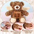 Leyndo Angel Remembrance Bear Plush Stuffed Animal with Recorder, 12 Inch Voice Recording Doll and Picture Frame