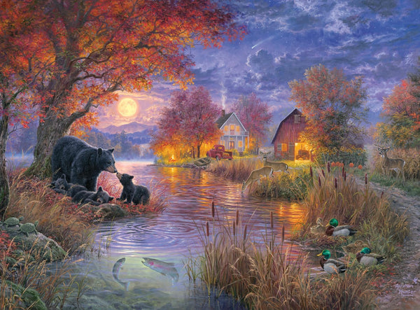 Buffalo Games - Black Bear Farms - Abraham Hunter - 1000 Piece