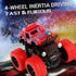 Monster Truck Toys, Friction Powered Toy Cars, Push and Go Vehicles for Kids, Best Christmas Birthday Gift 4-Pack