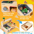 Counter Playset 3+ Wooden Pizza Toy, Wooden Pizza with Bake Oven, Montessori Pretend Play Toys, Play Food