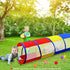 Kids Play Tunnel for Toddlers 1-3, 6 Foot Pop Up Crawling Toy with 2 Mesh Sides, Indoor Outdoor Gift for Children