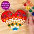 7-Inch 6 8+ Creative Roots Mosaic Heart Stepping Stone, Includes Ceramic Stepping Stone & Vibrant Paints, Mosaic